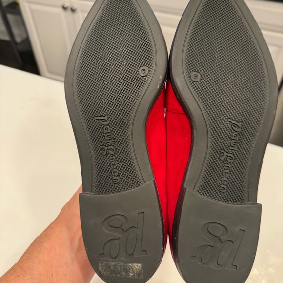 Paul Green Wexler Women’s Red Suede Toe Bit Buckle Loafer Sz 8.5 NEW - Picture 8 of 10